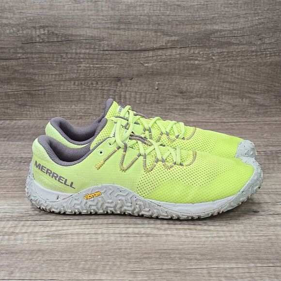 Merrell Trail Glove 7 Women's Size 10 Neon Yellow Trail Running Shoes (J068190) - Picture 1 of 9